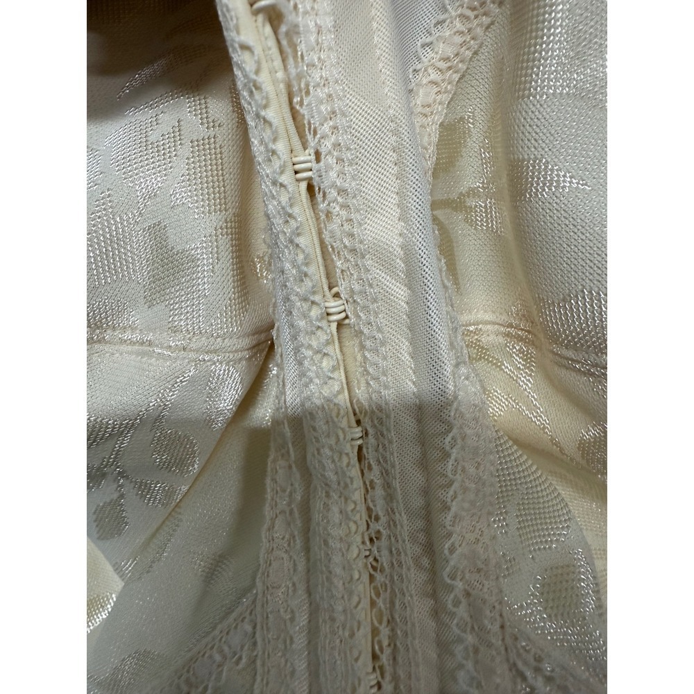 PLAYTEX 18 Hour Wirefree Bra #4695 Front Close Lt Beige Size 46DD Back Support - Picture 6 of 6